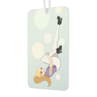 Blonde Anime Girl Air Freshener