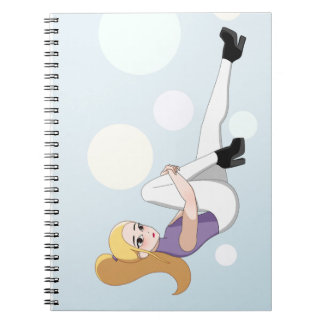 Blonde Anime Girl Notebook