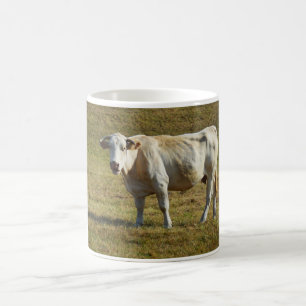 Blonde Aquitaine cow Coffee Mug