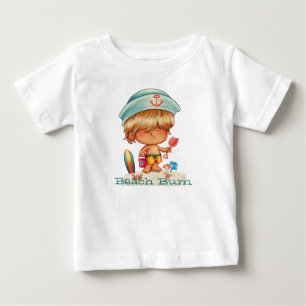 Blonde Beach Bum Baby T-Shirt