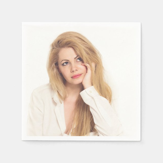Blonde Beauty Napkins (Front)