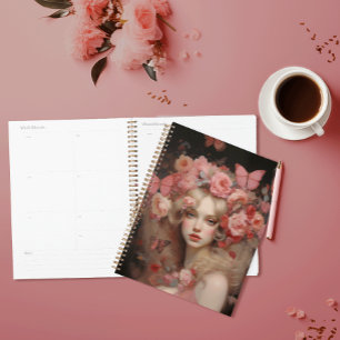 Blonde Beauty - Portrait et fleurs d'une femme