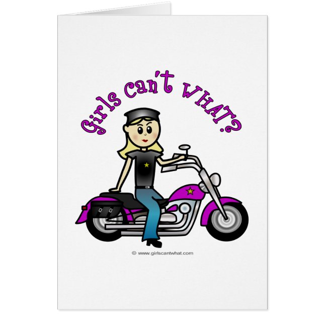 Blonde Biker (Devant)