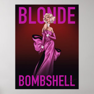 Blonde Bombshell Poster