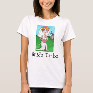 Blonde Bride & Bling - T-shirt mariée à être