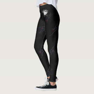 Blonde & Broke - Leggings à motifs - Logo Blanc