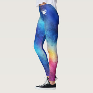 Blonde & Broke - Leggings à motifs - Logo Blanc
