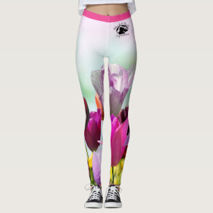 Blonde & Broke - Patterned Leggings - Black Logo