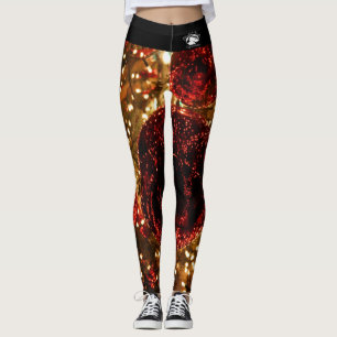 Blonde & Broke - Patterned Leggings - White Logo