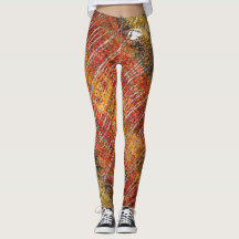 Blonde & Broke - Patterned Leggings - White Logo