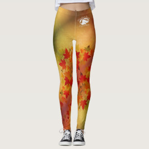 Blonde & Broke - Patterned Leggings - White Logo