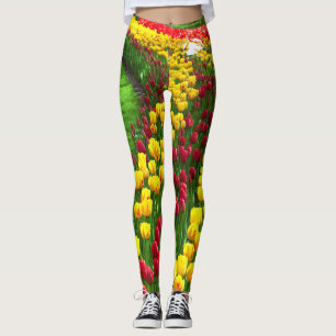 Blonde & Broke - Patterned Leggings - White Logo