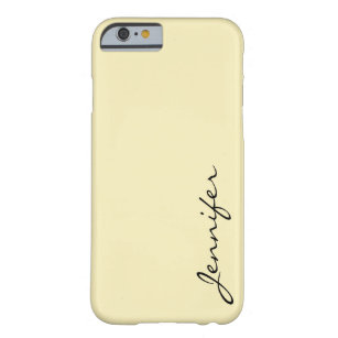 Blonde colour background barely there iPhone 6 case