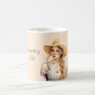 Blonde Country Girl Coffee Mug