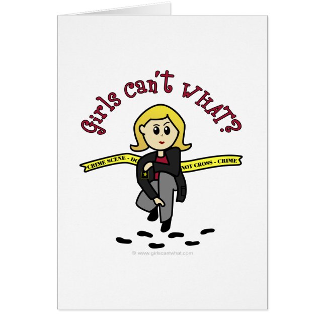 Blonde CSI Girl (Devant)