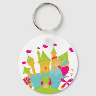 Blonde Fairy Princess Keychain