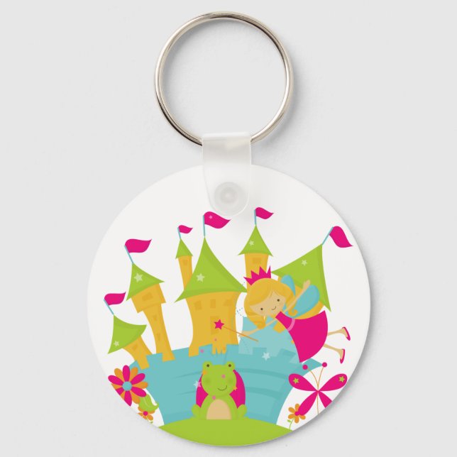 Blonde Fairy Princess Keychain (Front)