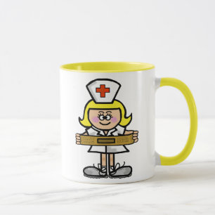 Blonde Female Nurse Mug Customize It!