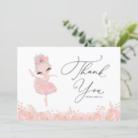 Blonde Girl Ballerina in Pink Dress Birthday