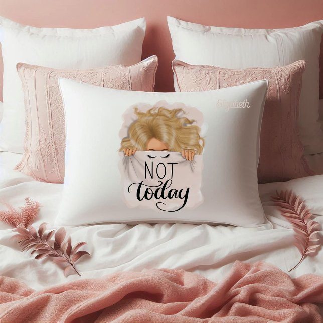 Blonde Girl Power Sleepy Young Blonde Woman Pillowcase (Blonde Girl Power Sleepy Young Blonde Woman Pillow Case)