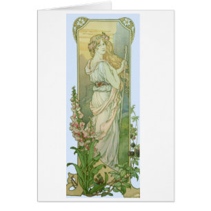 Blonde Girl with Flowers in Her Hair