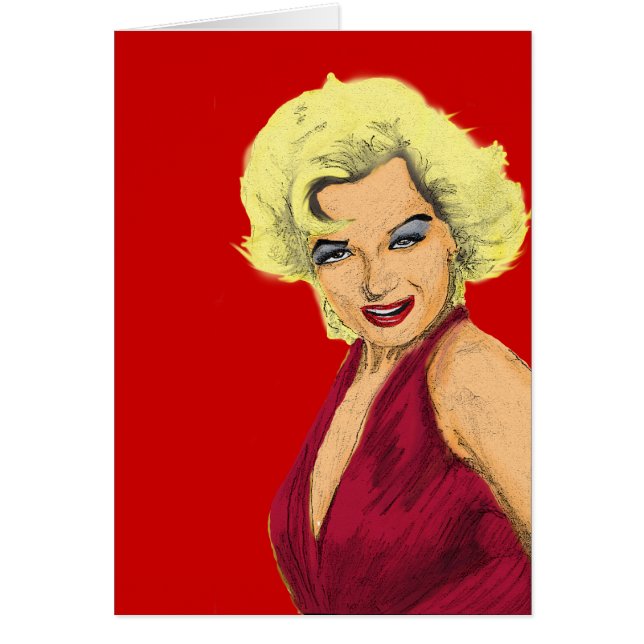 Blonde Glamour Girl (Front)