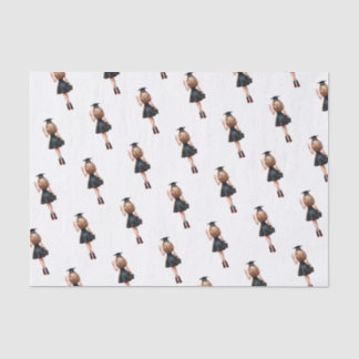 Blonde Graduate 'Je L'Ai Fait' Papier Mousseline