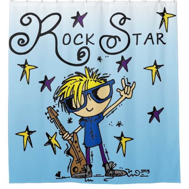 Blonde Hair Boy Rock Star Music (Front)