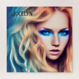 Blonde Haired Blue Eyed Bombshell    Jigsaw Puzzle