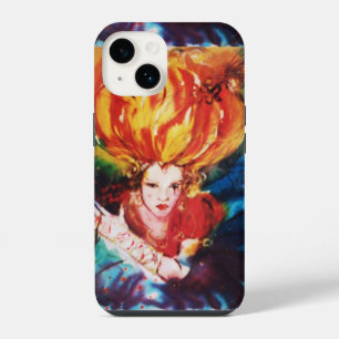 BLONDE IN RED Beauty Fashion Watercolor iPhone 14 Case