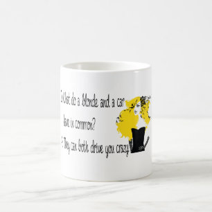 Blonde joke coffee mug