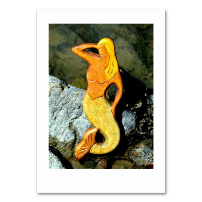 blonde lookout mermaid table number (Front)