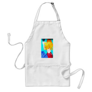 blonde mermaid apron