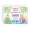 Blonde Mermaid Birthday Invitations