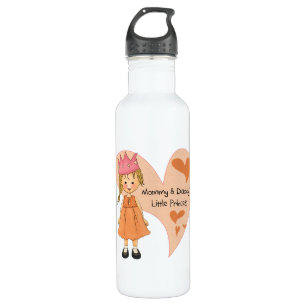Blonde Mommy and Daddy's Princess 710 Ml Water Bottle