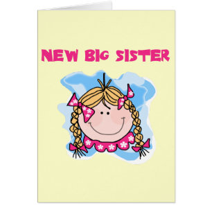Blonde New Big Sister Tshirts and Gifts