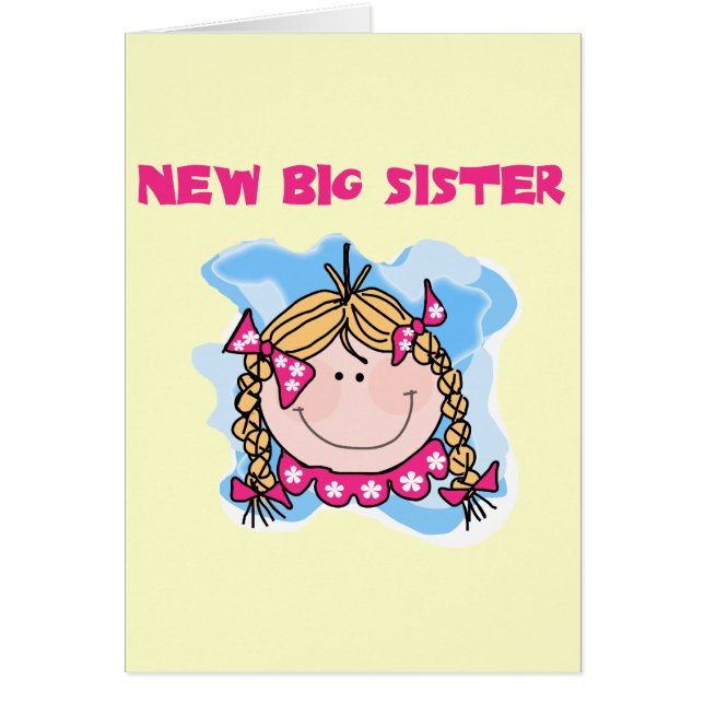 Blonde New Big Sister Tshirts and Gifts (Front)