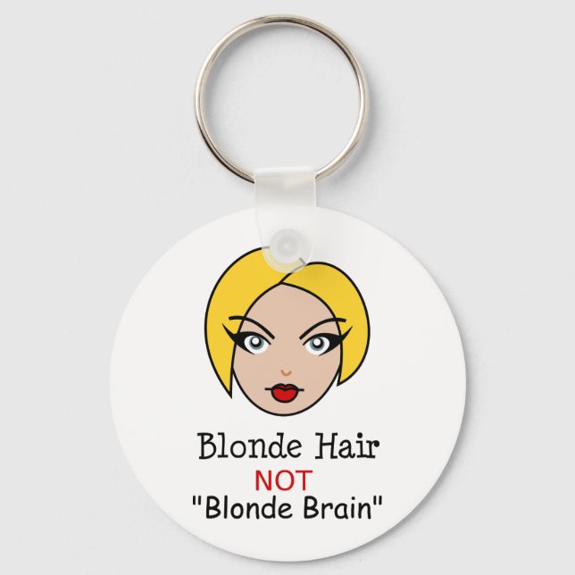 Blonde Not Blonde Keychain (Front)