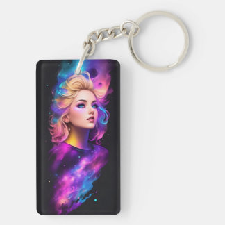 blonde of the galaxy keychain