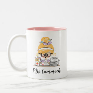 Blonde personnalisée de tasse de professeur