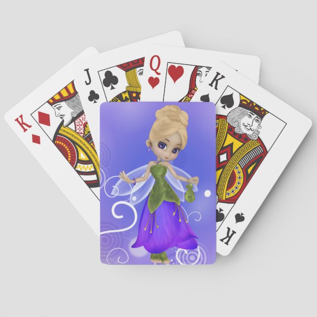 Blonde Princess Playing Cards (Back)