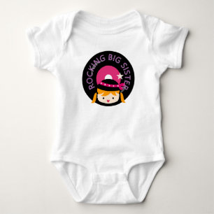 Blonde Rocking Big Sister Baby Bodysuit