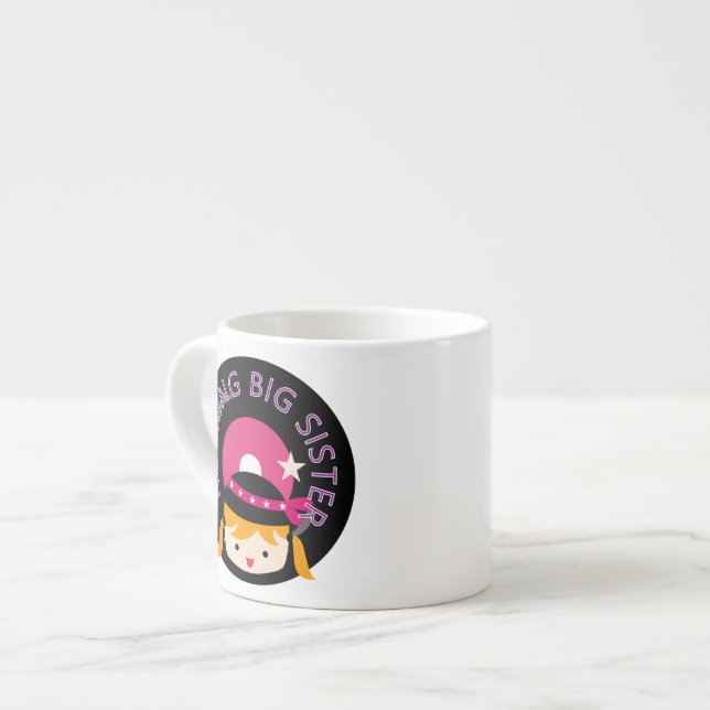 Blonde Rocking Big Sister Espresso Cup (Front Left)