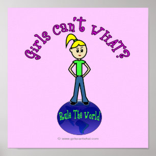 Blonde Rule The World Poster