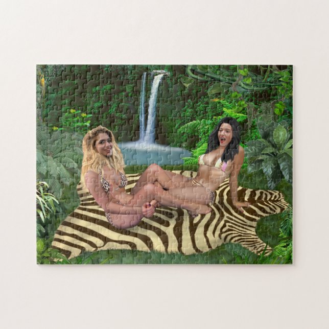 BLONDE VS BRUNETTE JIGSAW PUZZLE (Horizontal)