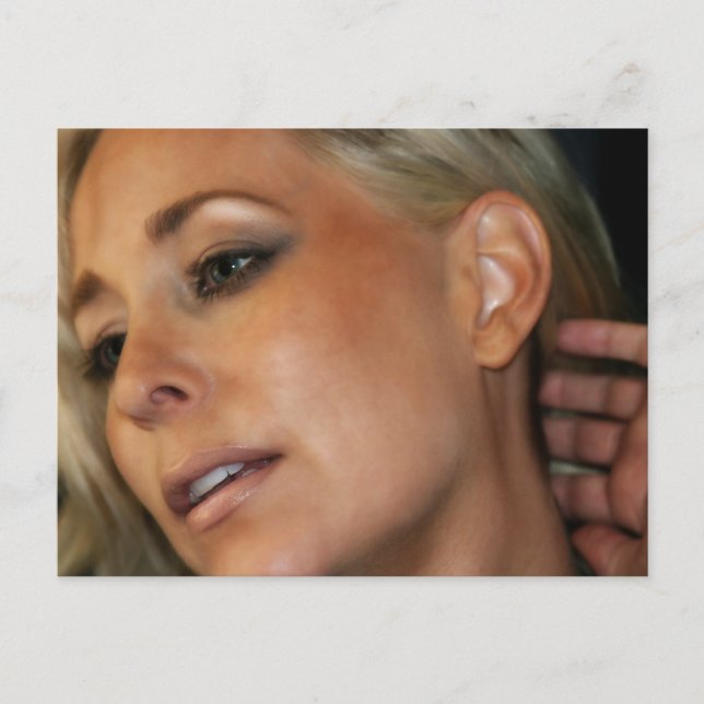Blonde Woman Postcard (Front)