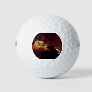 Blonde Woman Resting (Female Beauty) Golf Balls