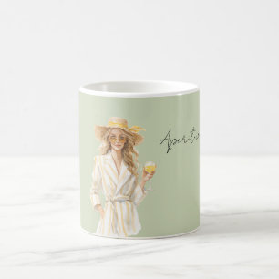 Blonde Yellow Dress Aperitivo Coffee Mug