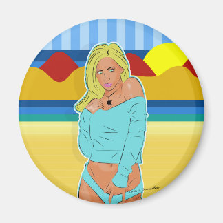 blondes have more fun magnet