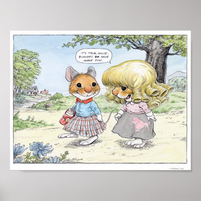 Blondes Have More Fun Wallace Tripp Poster (Front)